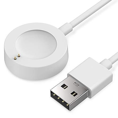 Image of TUSITA Charger Compatible with Fossil Gen 4, 5, 5E, 6, Emporio Armani, Skagen Falster 2, Misfit Vapor 2, Diesel Guard 2.5, Michael Kors Runway - 3.3ft 100cm Smartwatch USB Charging Cable