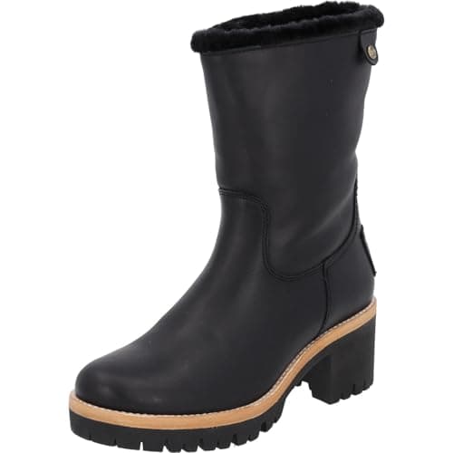 Image of Panama Jack Women's Piola Mid Calf Boot, black, 5 UK