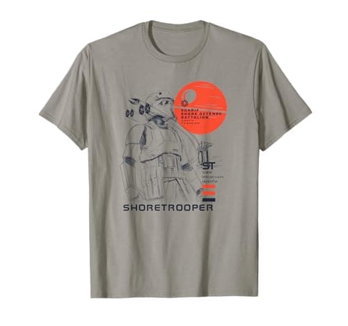 Image of Star Wars Rogue One Shoretrooper Death Star T-Shirt