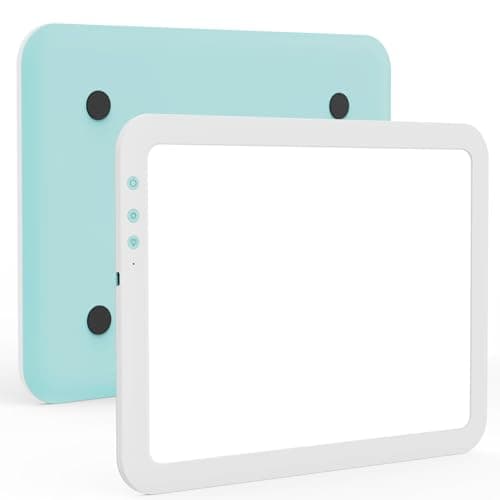 Image of TOHETO A3 Rechargeable Led Super Bright Light Pad Powered by 3500mAh Lithium Battery for Cricut Weeding Vinyl Tool, Portable Wireless Light Board/Box for Tracing, Diamond Painting, Sketching & Drawing