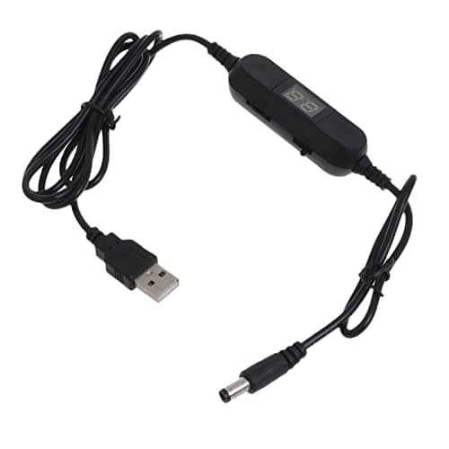 Image of Domasvmd USB 5V To 1.5V 3V 4.5V 6V 9V 12V Adjustable Output Voltage Cable Step Up Down Converter Cord For Toy Clock And More Adjustable Voltage Regulator 12v