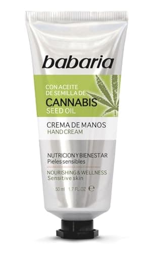 Image of Babaria Cannabis Oil Sensitive Skin Hand Cream 50ml