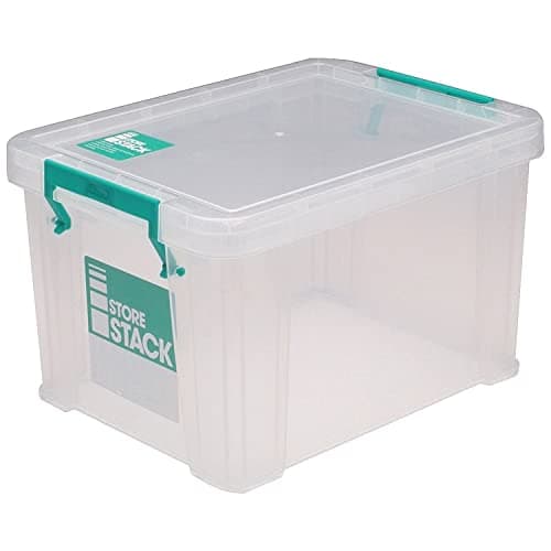 Image of StoreStack 1 Litre Storage Box W180xD110xH90mm Clear RB00814