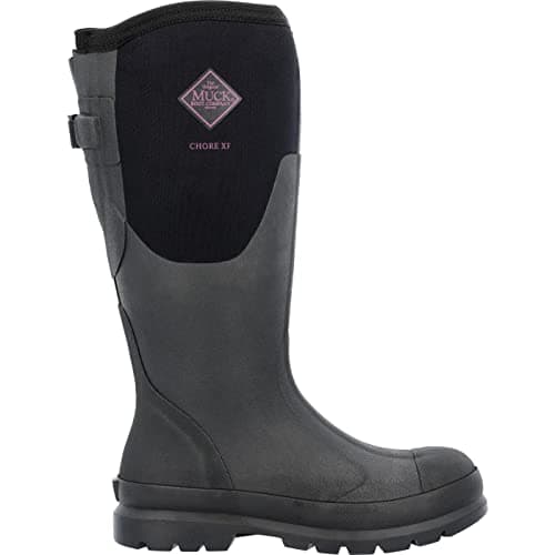 Image of Muck Boots Women's Chore Ladies XF Pull On Waterproof Wellington Boot, Black, 6