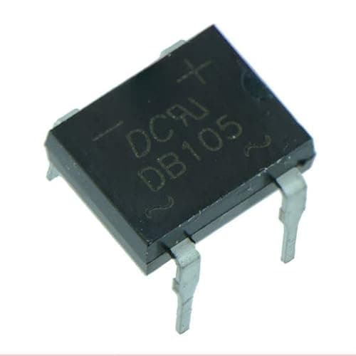 Image of 5 x DB104 Bridge Rectifier Diode 1A 400V DIL-4 Electronic Components (Pack of 5)