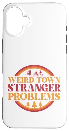Image of Weird Town, Stranger Problems Case for iPhone 16 Plus
