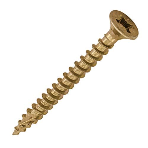 Image of TIMCO C2 Strong-Fix Multi-Purpose Premium Countersunk Gold Woodscrews - 4.0 x 40 - Box of 200