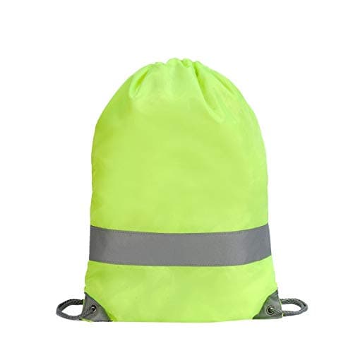 Image of Shugon Stafford Nylon Drawstring Tote Backpack - Hi-Vis Yellow O/S