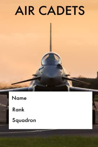 Image of Air Cadet Notebook (EuroFighter Typhoon): 6x9 |100 pages | notebook | journal | RAF | Royal Air Force | lined notebook | 3822