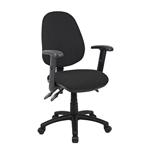 Image of DAMS Vantage 200 3 lever asynchro operators chair with adjustable arms - black