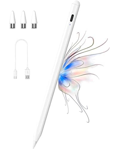 Image of Stylus Pens for Touch Screens Magnetic iPad Pencil Rechargeable Digital Tablet Pen, Kenkor Active Stylus Pen for Apple iPad Pro/Air/Mini/iPhone/Android/Samsung/Smartphones and Tablets Devices