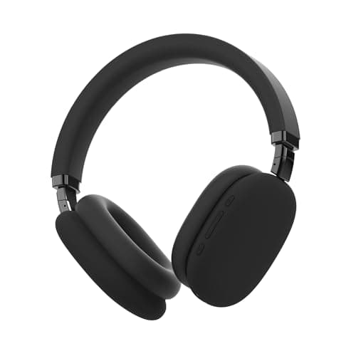 Image of groov e Fusion Wireless Headphones - Active Noise Cancelling Headphones with 32Hrs of Audio Playback - Bluetooth & 3.5mm Audio Jack - Black