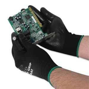 Image of Polyco Matrix P Grip Gloves Polyurethane Tight-fit Size 9-403-MAT