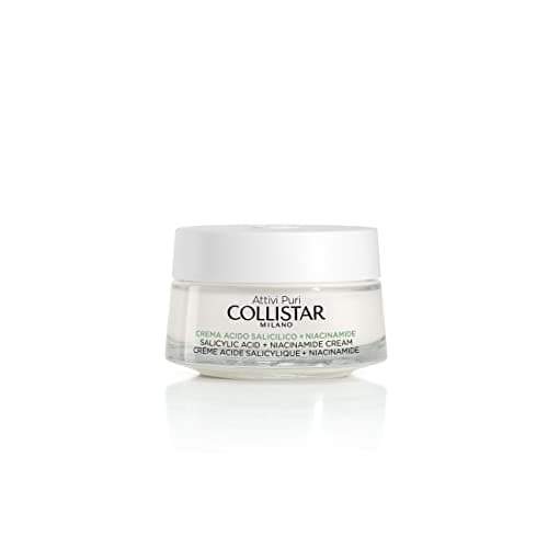 Image of Collistar Active Pure Face Cream with Salicylic Acid + Niacinamide, Anti-Imperfection and Sebum Balancing, Promotes Reduction of Pore Size, for All Skin Types, 50 ml
