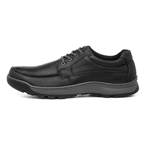 Image of Hush Puppies Men's Tucker Derbys, Black, 12 UK