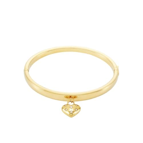 Image of Fossil Women's Sadie Gold-Tone Stainless Steel Bracelet, JF04831710