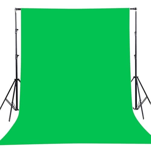 Image of STCREE Green Screen Backdrop 1.5M x 2.1M (5ft x 7ft) for Live Studio Zoom Sessions Live Gaming and Parties Background Product Photography Props KLSST004