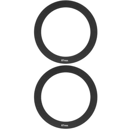 Image of LT Easiyl 2Pcs Filter Holder Adapter Ring 67mm Compatible with Cokin P Series, Black