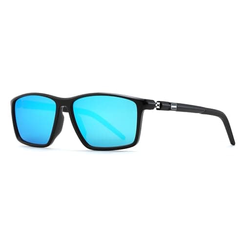 Image of FEISEDY Square Sunglasses For Men Women Retro Trendy Rectangle Classic Sunglasses Fashion Vintage Frame Polarized UV400 B0288