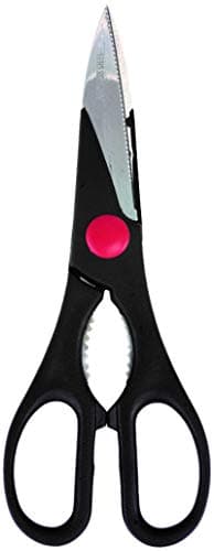 Image of Chef Aid All Purpose Scissors with 8.5cm / 3 Inch Cutting Blade, Black