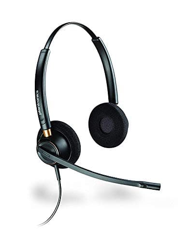 Image of Plantronics EncorePro HW520 Binaural Noise Cancelling Headset (Requires Bottom Cable)