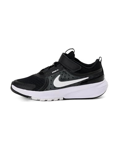 Image of Nike Unisex Kids Star Runner 5 (Ps) Sneaker, Black Black White Summit White, 2.5 UK