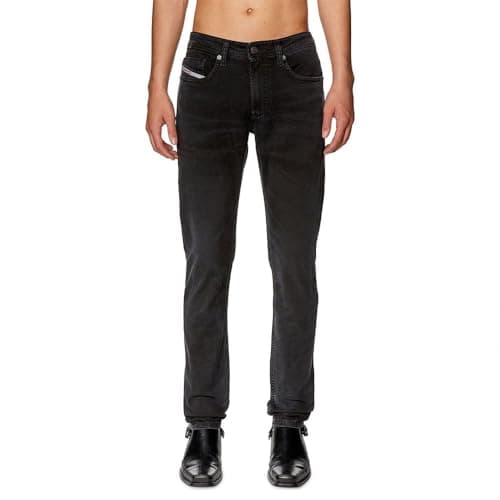Image of Diesel_1979 Sleenker_Pants_Black_28W / 34L