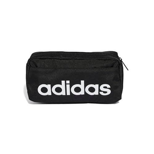 Image of adidas Unisex Linear BUMBAG, Black/White, One Size
