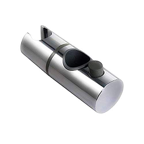 Image of Replacement Hand Shower Bracket for Slide Bar Adjustable Shower Rail Head Slider Clamp Holder Bracket, Chrome Plated (22MM)