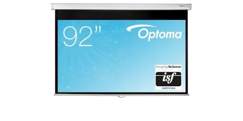 Image of Optoma DS-9092PWC - 92" Diagonal Pull Down 16:9 Projector screen White
