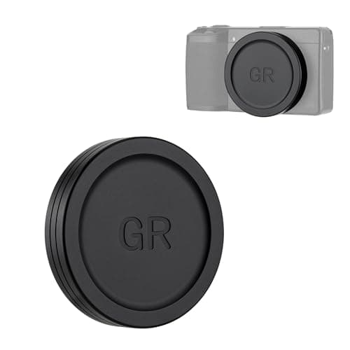 Image of JJC Aluminum Lens Cap for Ricoh GR IV Digital Camera, GR4 Lens Durable Metal Protector Cover with Soft EVA Interior