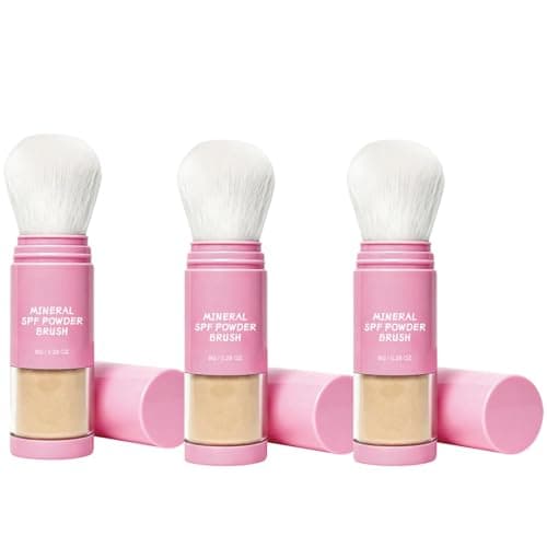 Image of SPF 50 Mineral Powder Sunscreen for Scalp and Face, Oil-Control Face & Scalp Protection, Lightweight Breathable Setting Powder, Perfect for Shine-Free, Sun-Safe Wear