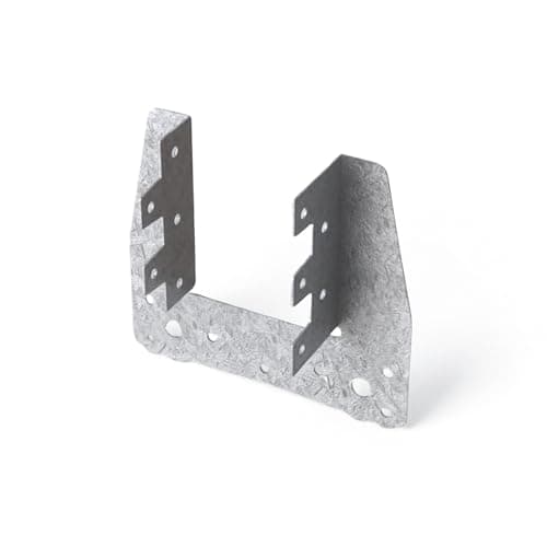 Image of [FIXINGS DIRECT] TC Truss Clips – Galvanised Roof Truss Brackets | (4 Sizes: 38mm 44mm 47mm & 50mm) Timber Connector for Joist Hangers and Roof Clips | Angled Roof Truss Clamp (10 Pack, 47mm)