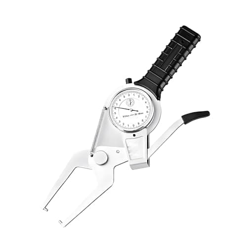 Image of jcwwolk 0-100mm Dial Caliper External Groove Gauge, High Precision External Measuring Caliper, with Sturdy Probe, Anti-Glare Glass Cover, for Industrial Measurement