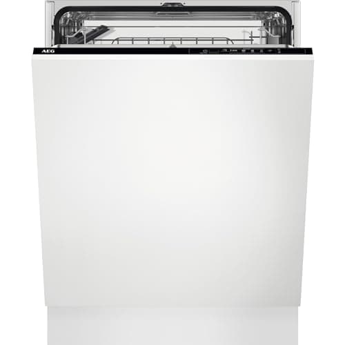 Image of AEG 3000 Series Built-In Dishwasher, FSK32610Z, AirDry Technology, Fully Integrated Dishwasher with 13 Settings, Fast and efficient with Quik Program, 49 dB, 60cm, White, Class E