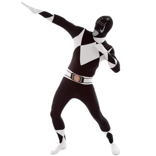 Image of Morphsuits Power Ranger Morph Suit, Power Rangers, Black Power Rangers Costume Adult, Black Power Ranger Costume, Halloween Costumes Men, XX-Large