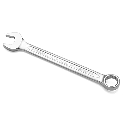 Image of Jetech 23mm Combination Spanner - Durable Cr-V Steel High Strength 12 Point Double Head Wrench in Sand Blasted Finish