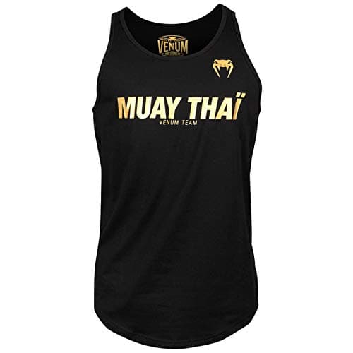 Image of Venum, Muay Thai VT Tank Top, Men's, M, Black/Gold