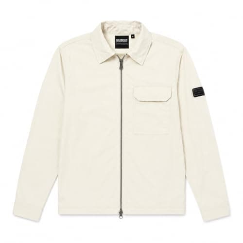 Image of Barbour International Warren Overshirt Whisper White