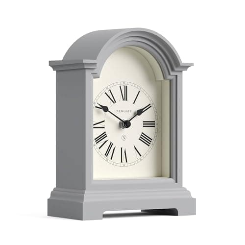 Image of NEWGATE® Carriage clock | Classic arch top mantel clock | Clockwork grey | Roman numerals | Classic vintage style for mantelpiece, desk, table top, shelf or bedside