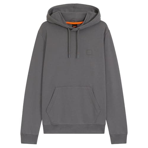 Image of BOSS Mens Wetalk Sweatshirt, Open Grey, L UK