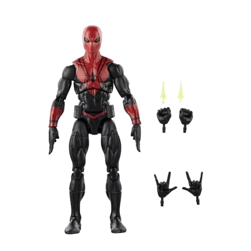 Image of Marvel Legends Series Spider-Shot Comics Action Figure, Black