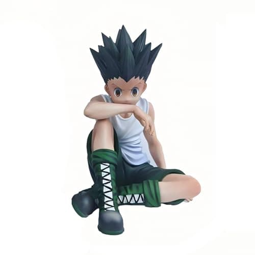 Image of Xinchangda Killua zaoldyeck Figures Gon Freecss Anime Figure PVC 12CM Anime Sculpture Room desktop ornaments collectibles