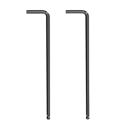 Image of Kesiku Long Arm Metric Allen Key, 2.5mm Ball End Small Alan Hex Key Set L Shape Hexagon Wrenches CR-V Repairing Tool for Home Maintenance DIY, 2pc