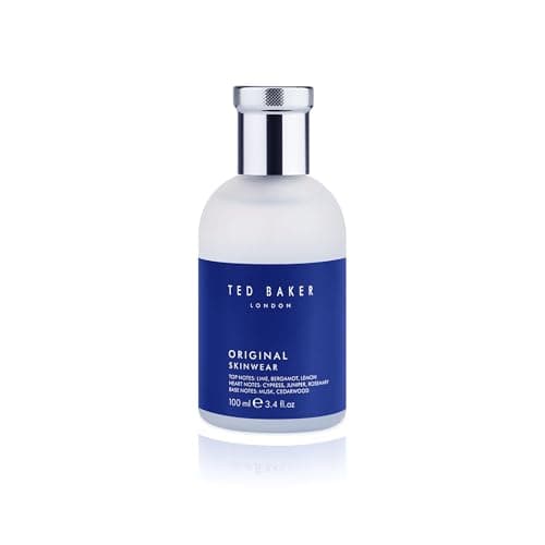 Image of Ted Baker Original Skinwear Eau de Toilette for Men Woody Aromatic Fragrance with Lime, Bergamot, Sandalwood, Amber, Citrus, Refreshing, Mens Cologne Spray for Him, 3.4 fl oz / 100ml