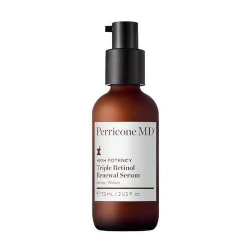 Image of Perricone MD High Potency Triple Retinol Renewal Serum 59ml - Triple Retinol Serum with Coenzyme Q10 & Vitamin A – Lightweight, Fragrance-Free Formula to Diminish Fine Lines, Improves Skin Texture