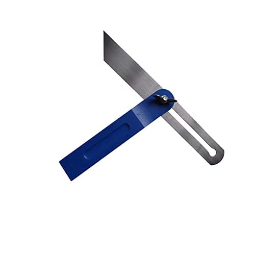 Image of Sliding T-Bevel Gauge, 200mm Adjustable Carpentry Square Bevel Angle Rulers with Plastic Handle for Woodworking