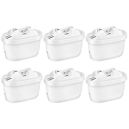 Image of 6 Pack of Water Filter Cartridges Compatible with Brita Maxtra+, Brita Style, Mavea Elemaris XL Water Tank