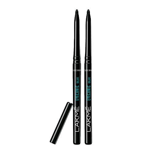 Image of 2 X Lakme Eyeconic Kajal Twin Pack, Black, 0.35g - India