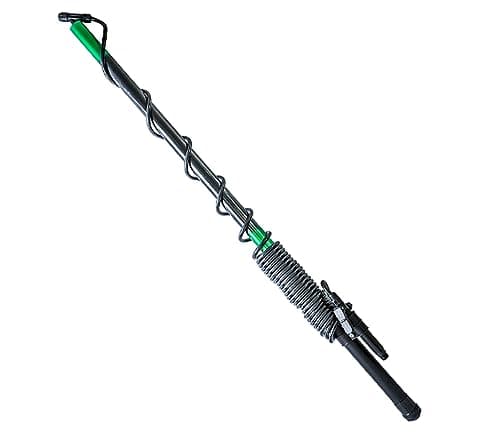 Image of Telescopic Lance for Overhead Spraying - 5.4m - Made from Fibreglass - Foldable in Sections - Fits Most Sprayers - Garden and Outdoor Areas - Made in Europe, Black